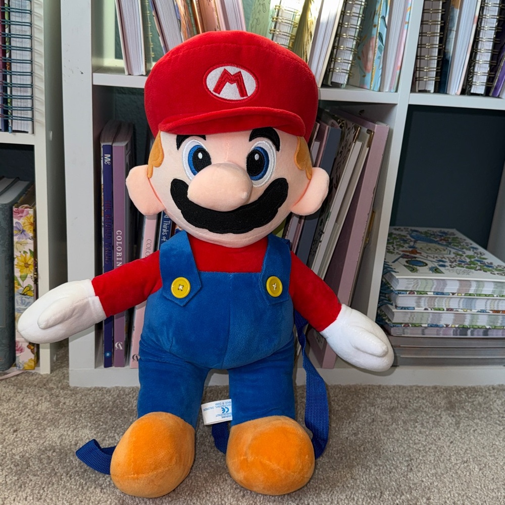 NWOT Super Mario Bros. Mario Backpack❤️